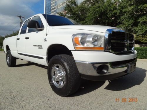 2006 dodge ram 2500 diesel 4x4 slt lone star quad cab long bed runs great