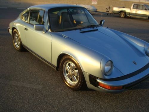 1976 911 s ice blue metallic one owner socalif car low miles excellent in out