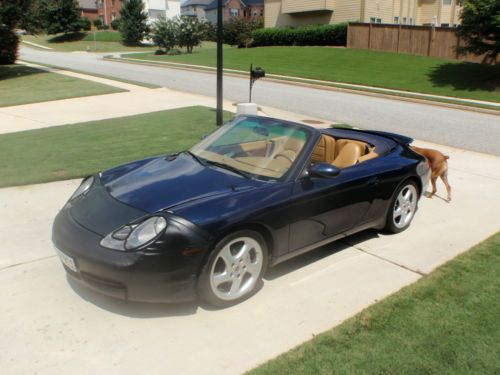 2000 porsche carrera 4 convertble w/nav &amp; extras low reserve