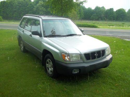 2002 forester awd - 04 cylinder.  good shape.  runs good.  all wheel drive