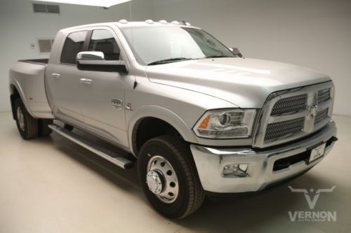 2014 drw laramie longhorn mega 4x4 navigation sunroof leather heated diesel