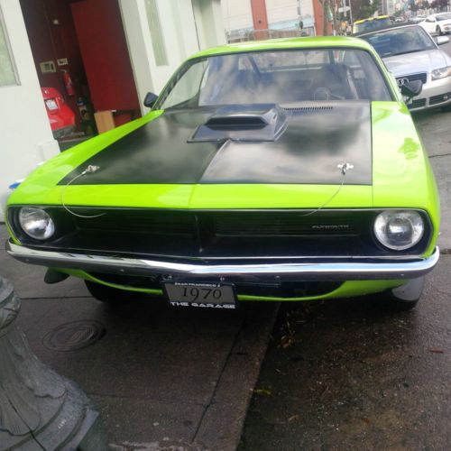 1970 plymouth sublime green 440 &#039;cuda pro touring | pro street fresh 440 motor!!