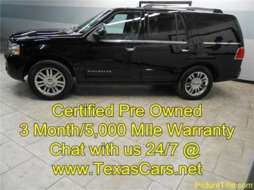 08 navigator 4x4 heated seats gps navi camera tv dvd power step warranty finance