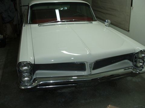 1963 pontiac catalina white 2-door hardtop in az automatic runs great