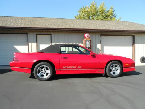 1988 chevrolet camaro iroc z28 convertible 5.0 tpi &#034;nice&#034;