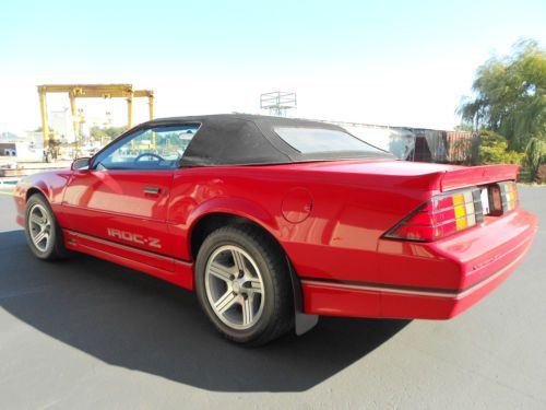 1988 Chevrolet CAMARO IROC Z28 Convertible 5.0 TPI "Nice", image 3