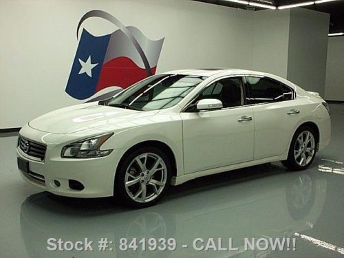 2012 nissan maxima 3.5 sv sport sunroof 19&#034; wheels 15k texas direct auto