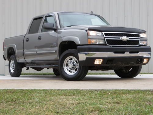 06 k2500hd lt3 6.6 duramax (lbz) 6spd allison 1owner swb 4wd carfax b&amp;w toyos tx