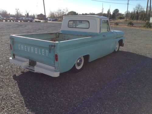 1964 CHEVY C10 FLEET SIDE SHORT BED CALIFORNIA PATINA BARN FIND SHOP TRUCK, image 6