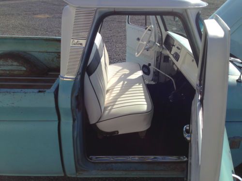 1964 CHEVY C10 FLEET SIDE SHORT BED CALIFORNIA PATINA BARN FIND SHOP TRUCK, image 16