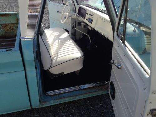 1964 CHEVY C10 FLEET SIDE SHORT BED CALIFORNIA PATINA BARN FIND SHOP TRUCK, image 17