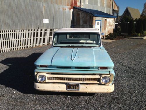 1964 CHEVY C10 FLEET SIDE SHORT BED CALIFORNIA PATINA BARN FIND SHOP TRUCK, image 18