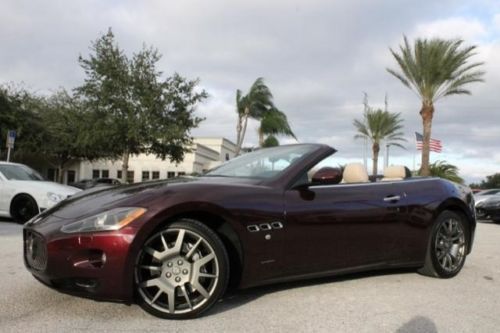 Granturismo convertible florida car clean carfax bordeaux pontevecchio