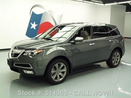 2011 acura mdx sh-awd advance sunroof nav rear cam 29k texas direct auto