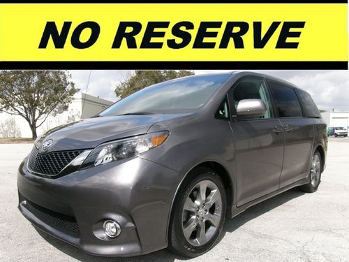 2012 toyota sienna se 8-pass,dvd system,loaded,bluetooth,see video,no reserve