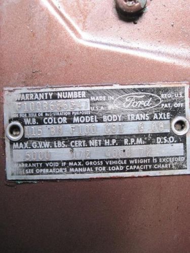1965 Shortbed Fleetside- Pickup Truck- CALIFORNIA SURVIVOR-, image 15