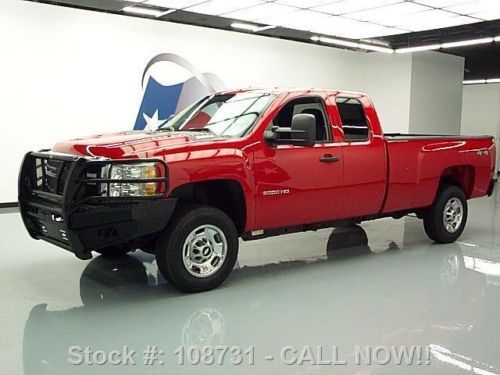 2011 chevy silverado 2500 ext 4x4 brush guard 50k miles texas direct auto