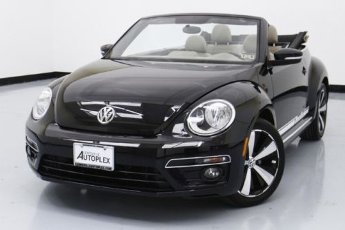 13 vw beetle convertible turbo heated seats bluetooth tan top!