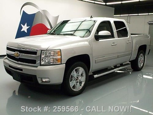 2011 chevy silverado ltz crew dvd htd leather 20&#039;s 57k texas direct auto