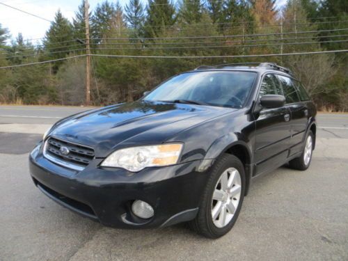 Black outback heated seats fresh timing belt service smoke free one owner trade