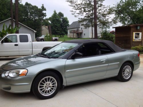 2004 chrysler sebring lxi convertible touring edition