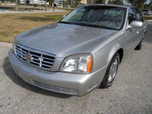 Deville one naples, fl owned moonroof leather heated cooled seats chromes beauty