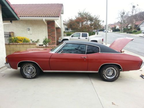 1972 chevrolet chevelle base hardtop 2-door 5.7l