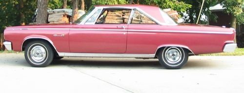 Unrestored 1965 65 dodge coronet 500 2 door hardtop maroon survivor 33000 miles
