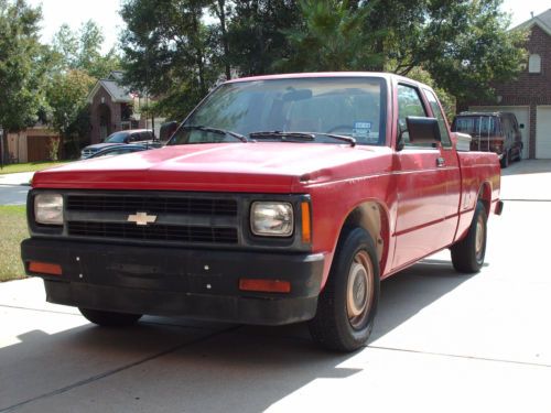 1991 Chevrolet S10 Base Extended Cab Pickup 2-Door 2.5L, image 2