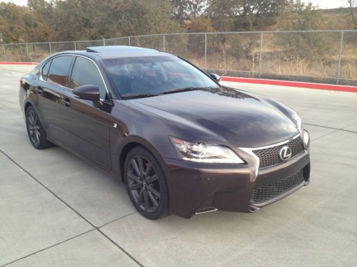 2013 lexus gs 350, only 3k mi, navigation, hvac seats, f-sport front-end!