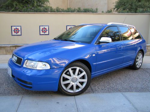 2001 audi s4 2.7t quattro avant nogaro blue  giac stage 2 - fully loaded - rare!