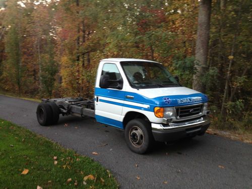 2007 ford e-450 super duty base cutaway van 2-door 6.0l diesel no reserve