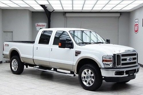 2010 f350 lariat fx4 4x4 diesel long bed heated leather powerstroke texas truck