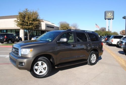 2010 toyota sequoia sr5 navigation leather dvd sunroof 3rd row one owner