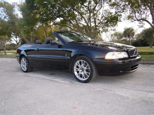 2004 VOLVO C70 CONVERTIBLE TRIPLE BLACK 242HP AUTO 1-FLORIDA OWNER! NO RESERVE!!, image 5