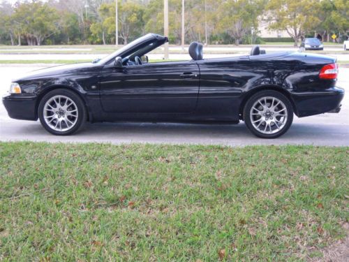 2004 VOLVO C70 CONVERTIBLE TRIPLE BLACK 242HP AUTO 1-FLORIDA OWNER! NO RESERVE!!, image 6