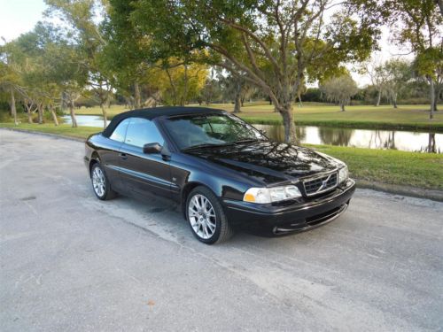 2004 VOLVO C70 CONVERTIBLE TRIPLE BLACK 242HP AUTO 1-FLORIDA OWNER! NO RESERVE!!, image 11