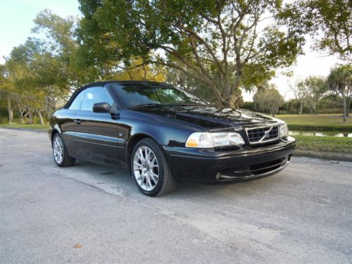 2004 VOLVO C70 CONVERTIBLE TRIPLE BLACK 242HP AUTO 1-FLORIDA OWNER! NO RESERVE!!, image 12