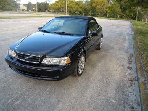 2004 VOLVO C70 CONVERTIBLE TRIPLE BLACK 242HP AUTO 1-FLORIDA OWNER! NO RESERVE!!, image 14