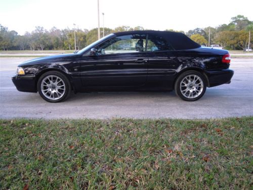 2004 VOLVO C70 CONVERTIBLE TRIPLE BLACK 242HP AUTO 1-FLORIDA OWNER! NO RESERVE!!, image 15