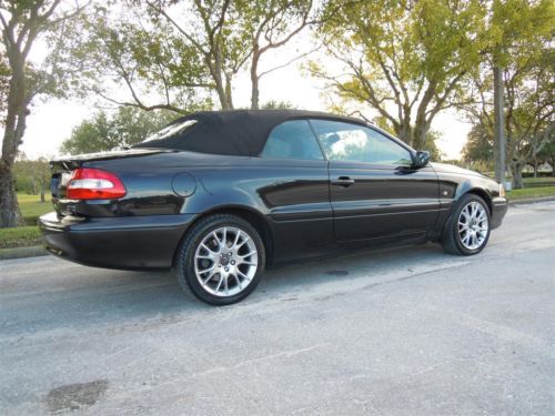 2004 VOLVO C70 CONVERTIBLE TRIPLE BLACK 242HP AUTO 1-FLORIDA OWNER! NO RESERVE!!, image 35