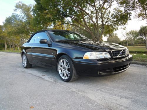 2004 VOLVO C70 CONVERTIBLE TRIPLE BLACK 242HP AUTO 1-FLORIDA OWNER! NO RESERVE!!, image 36