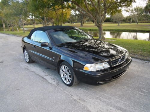 2004 VOLVO C70 CONVERTIBLE TRIPLE BLACK 242HP AUTO 1-FLORIDA OWNER! NO RESERVE!!, image 37