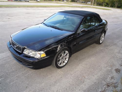 2004 VOLVO C70 CONVERTIBLE TRIPLE BLACK 242HP AUTO 1-FLORIDA OWNER! NO RESERVE!!, image 39