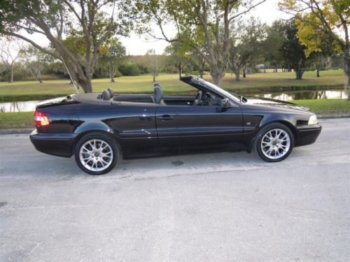 2004 VOLVO C70 CONVERTIBLE TRIPLE BLACK 242HP AUTO 1-FLORIDA OWNER! NO RESERVE!!, image 45