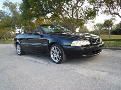 2004 VOLVO C70 CONVERTIBLE TRIPLE BLACK 242HP AUTO 1-FLORIDA OWNER! NO RESERVE!!, image 48