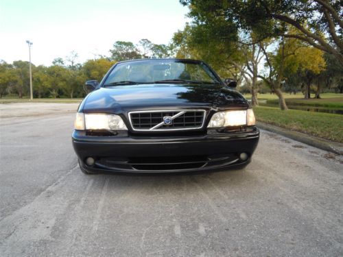 2004 VOLVO C70 CONVERTIBLE TRIPLE BLACK 242HP AUTO 1-FLORIDA OWNER! NO RESERVE!!, image 49