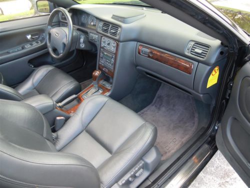 2004 VOLVO C70 CONVERTIBLE TRIPLE BLACK 242HP AUTO 1-FLORIDA OWNER! NO RESERVE!!, image 82