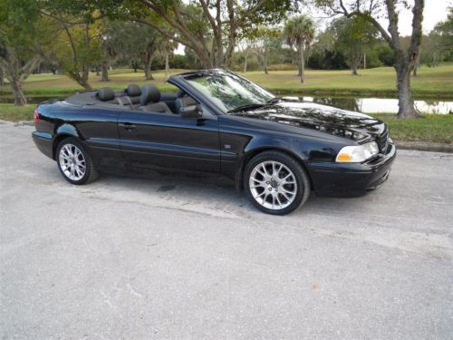 2004 VOLVO C70 CONVERTIBLE TRIPLE BLACK 242HP AUTO 1-FLORIDA OWNER! NO RESERVE!!, image 86
