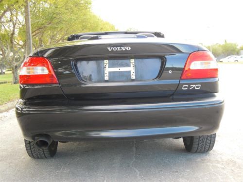2004 VOLVO C70 CONVERTIBLE TRIPLE BLACK 242HP AUTO 1-FLORIDA OWNER! NO RESERVE!!, image 91